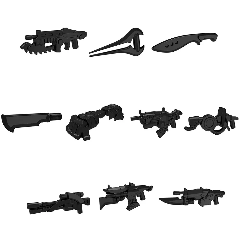 New! Sniper Rifle Weapons Accessories Guns for Lego Minifigures Lot of 13