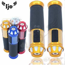 Металлический руль мотоцикла много цветов Универсальный для kawasaki honda suzuki yamaha нескользящий Dirtbike ручная ручка 22 мм 24 мм