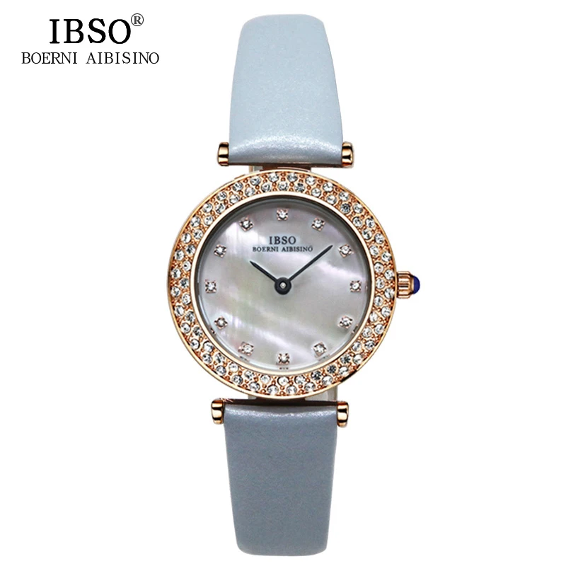 

IBSO Crystal Diamond Top Brand Luxury Watch Women Clock Woman Vogue Party Ladies Watches Casual Fashion Waterproof Montre Femme