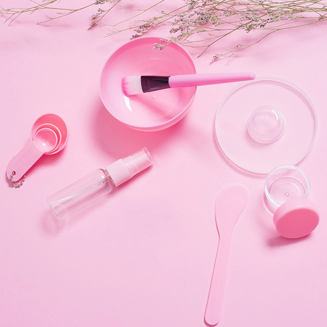 

9PCS/Set DIY Professional Face Mask Beauty Brush Spoon Stick Bowl Spray Cosmetics Makeup Tools Accessries