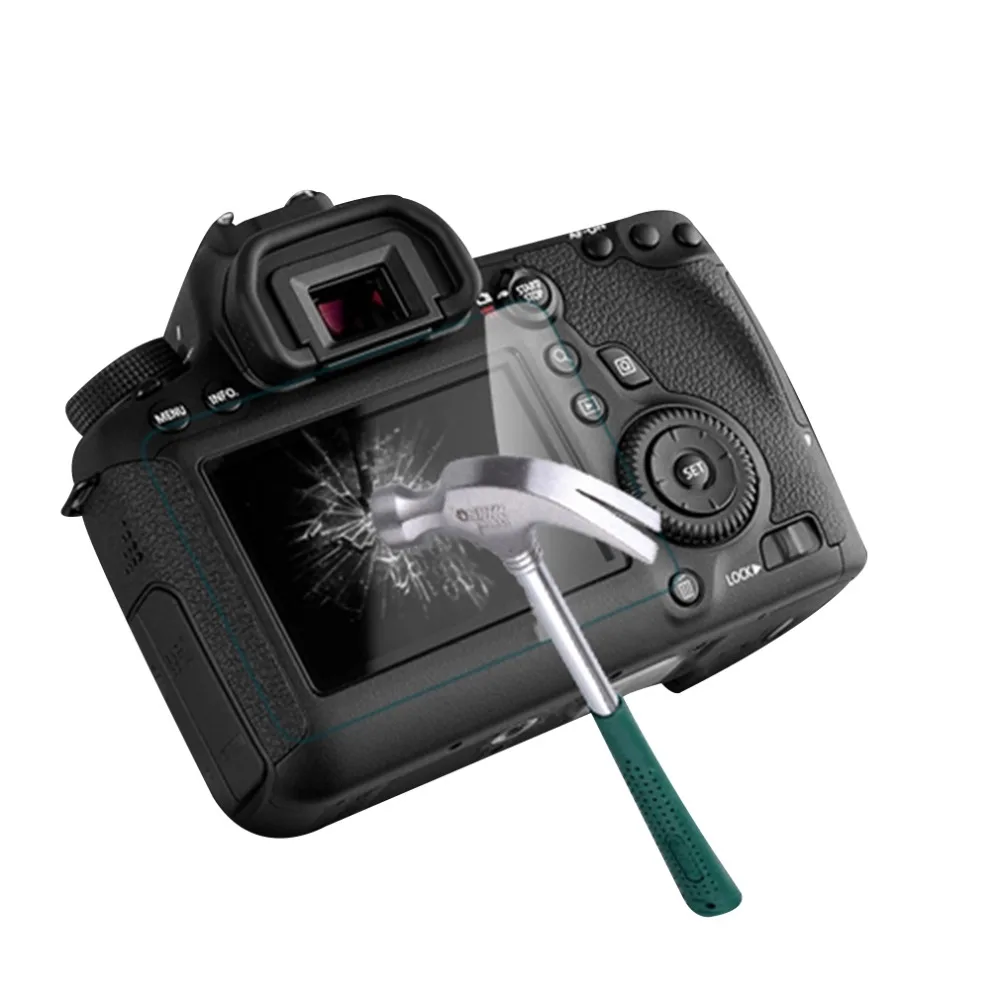

Camera Optical Tempered Glass LCD Screen Panel Film Protector 0.4mm HD Protective Guard Waterproof Cover For Canon 550D 60D 600D