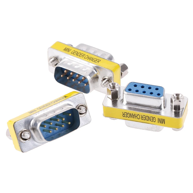 

1pc NEW Mini DB9 D-Sub 9pin / 25pin Connectors Gender Changer Adapter RS232 Serial Connectors
