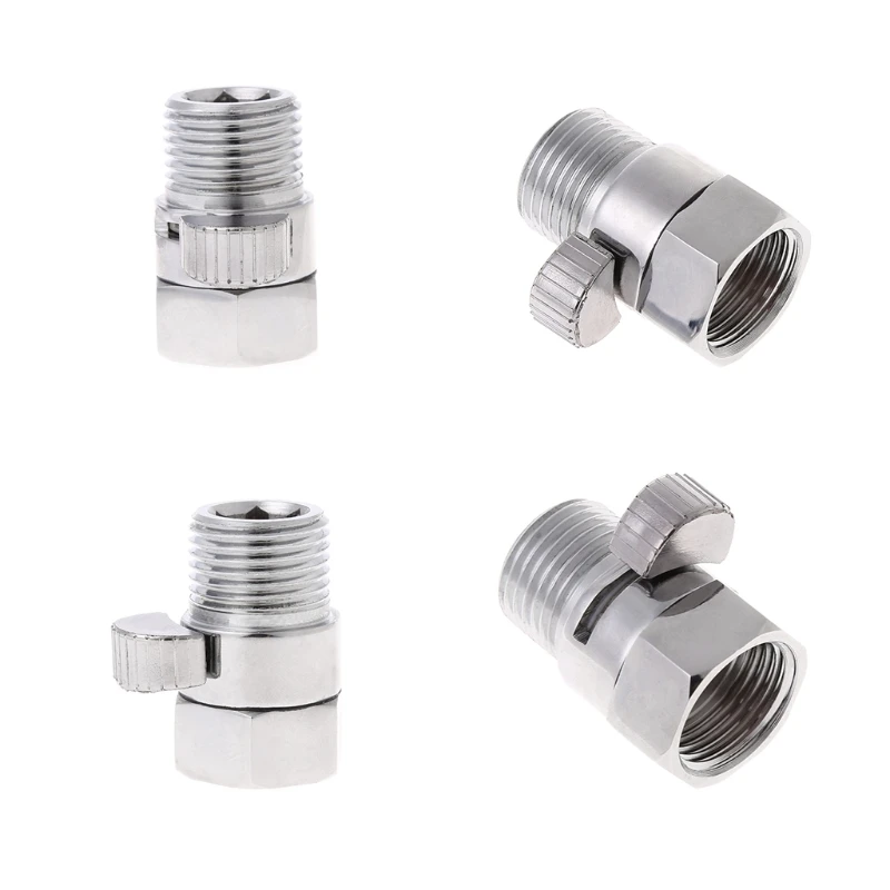 G1/2" Flow Quick Control Shut-OFF Valve Shower Head Hand Water Saver Valve G1/2" Flow Quick Control Shut-OFF Valve Shower Head Hand Water Saver Valve