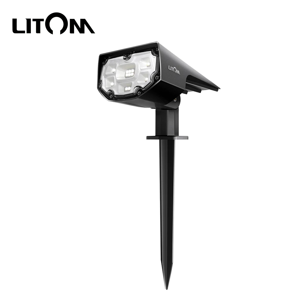 Litom CD189 Солнечный свет открытый 2 режима освещения ночной безопасности настенный