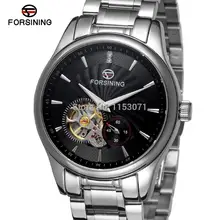 FSG9406M4S2 Forsining new arrival Automatic stainless steel luxury men’s watch with stainless steel band free shipping gift box