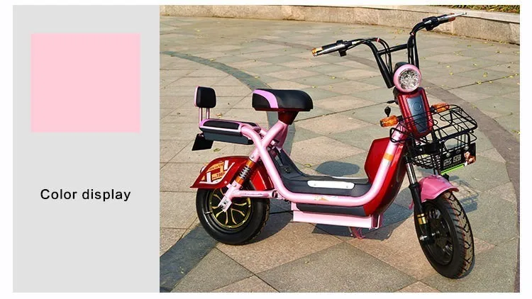 Discount New Pattern Electric Vehicle Adult Electric Power Bicycle Electric Power Motorcycle Mini Battery Cart 14