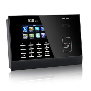 

Free Shipping 13.56Mhz IC Card Time Attendance Punch Card Time Recording with Free Software ZK M300Plus