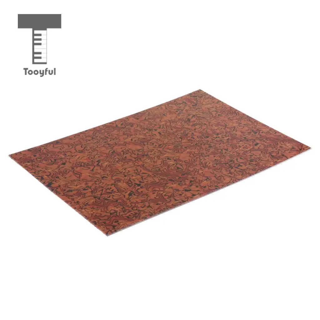 Tooyful Durable 4ply Plastic Guitars Bass Pickguard Material Scratch Plate Blank Sheet DIY Musical Instrument Accessory