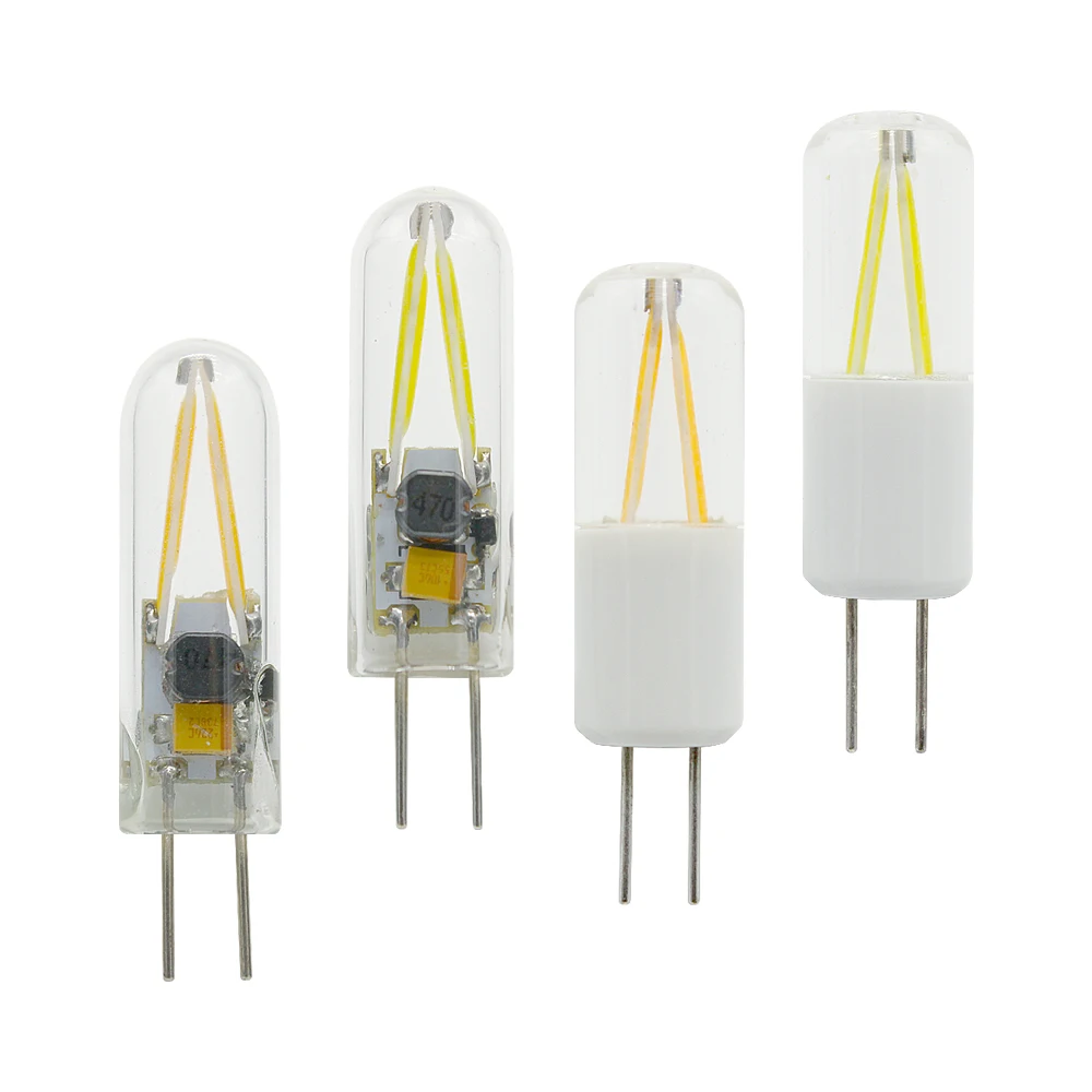 

DC/AC 12V G4 Filament LED Spotlight 3W COB Light Bulb Equal 20W Incandescent Lamp for Spotlight Chandelier Lighting