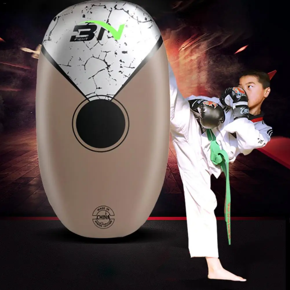 

1PC Punching Bag Boxing Pad Sand Bag Fitness Taekwondo MMA Hand Kicking Pad PU Leather Training Gear Muay Thai Foot Target