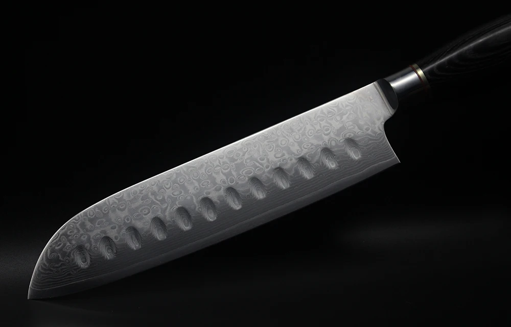 VG10 Набор ножей, профессиональный японский дамасский стальной нож повара, кухонный нож для приготовления пищи, инструменты, морской конь, ручка Pakkawood