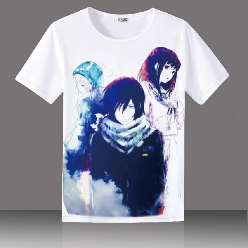 

High-Q Unisex Anime Cos Noragami ARAGOTO T-Shirt Tee Yato Iki Hiyori Yukine Nora Cotton Casual T-Shirt Tee T Shirt Top