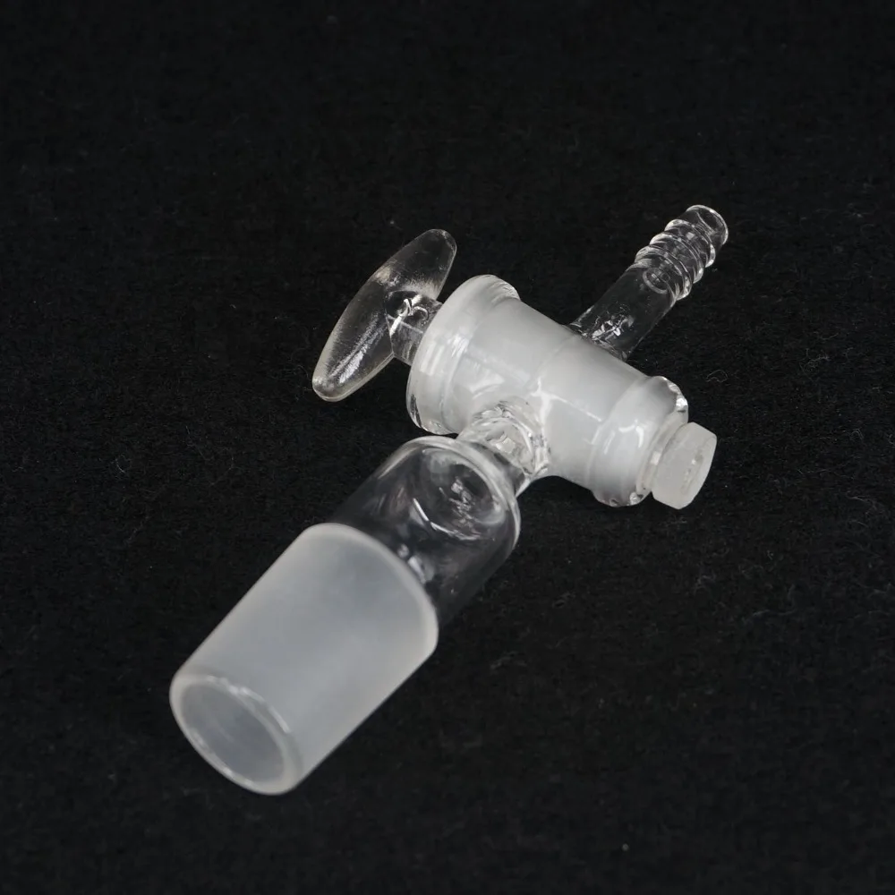 

24/29 Joint Lab Glass Straight Adapter With Glass Stopcock 125mm Length Ware