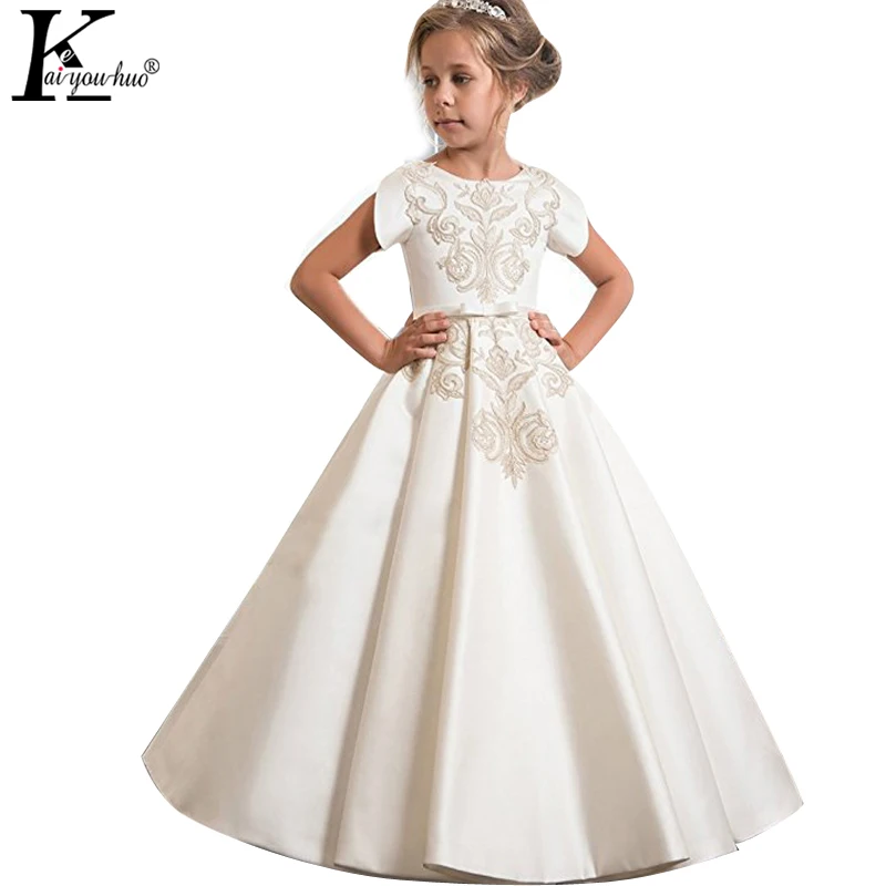 

2019 Girls Dress Easter Costume Kids Dresses For Girls Clothes Embroidery Summer Wedding Dresses Toddler Princess Dress Vestidos