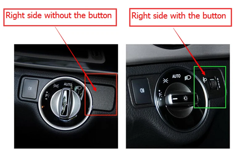 

For Mercedes Benz GLA X156 2014 2015 right side without the button head light lamp switch button cover trim 1pcs