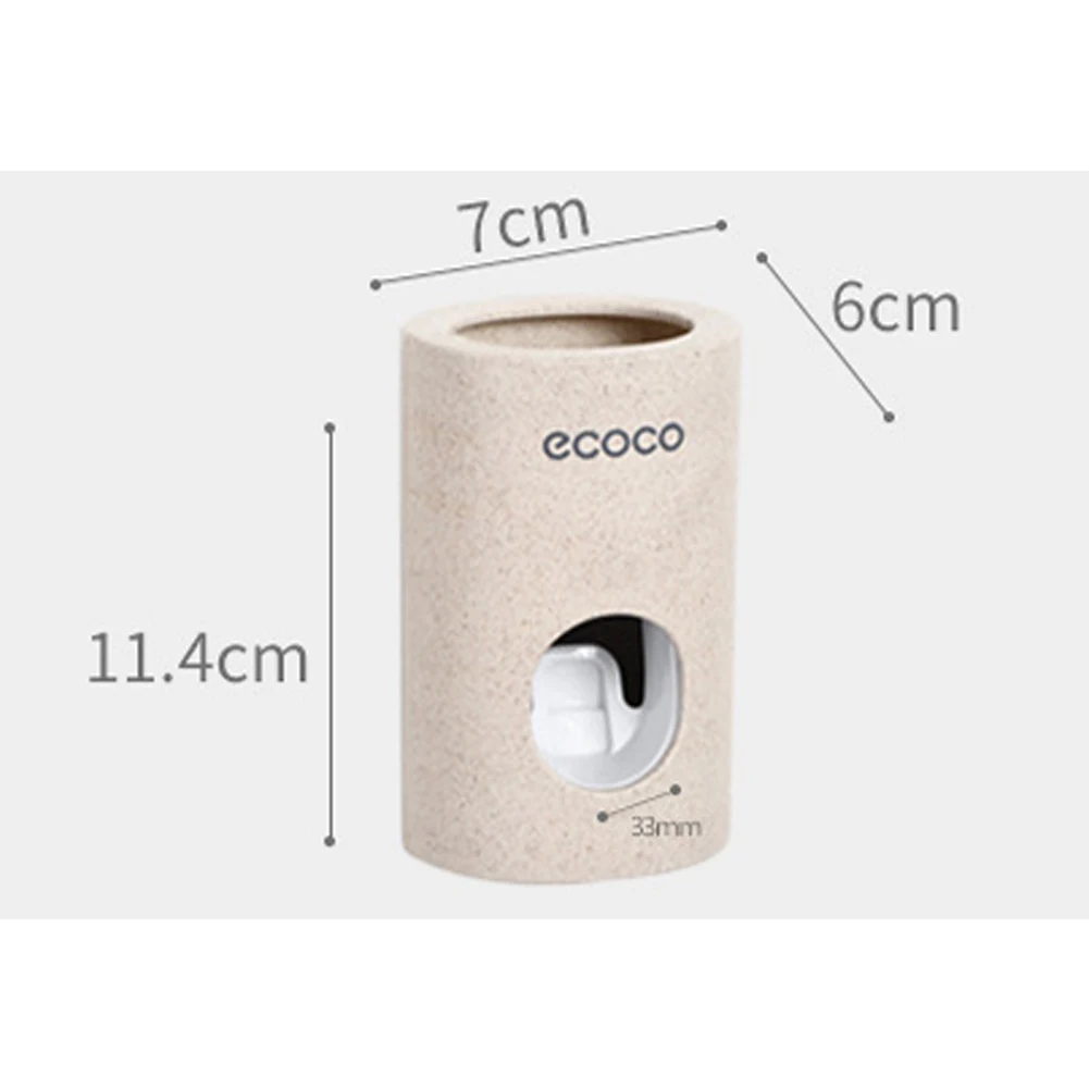 Family Sticky Toothpaste Squeezer Wall Mounted Home Hotel Rack Holder Stand Non Toxic Accessories Automatic Dispenser Dust Proof