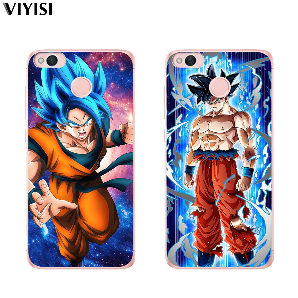 

For Xiaomi Redmi 6 6A 5A 4 4A 4X Mi 8 Mi 9 Mi a1 a2 5X Coque Etui Shell Luxury Dragon Ball Super Son Goku Cartoon Phone Case