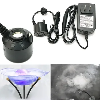 

46mm Ultrasonic Humidifier Mist Maker With US Plug Fogger Water Fountain Pond Atomizer Head with 6 Lights for Humidifier