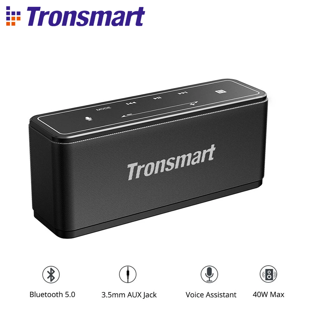 

Tronsmart Mega Bluetooth Speaker Portable Wireless Speaker 3D Digital Sound TWS 40W Output NFC MicroSD Portable Speaker