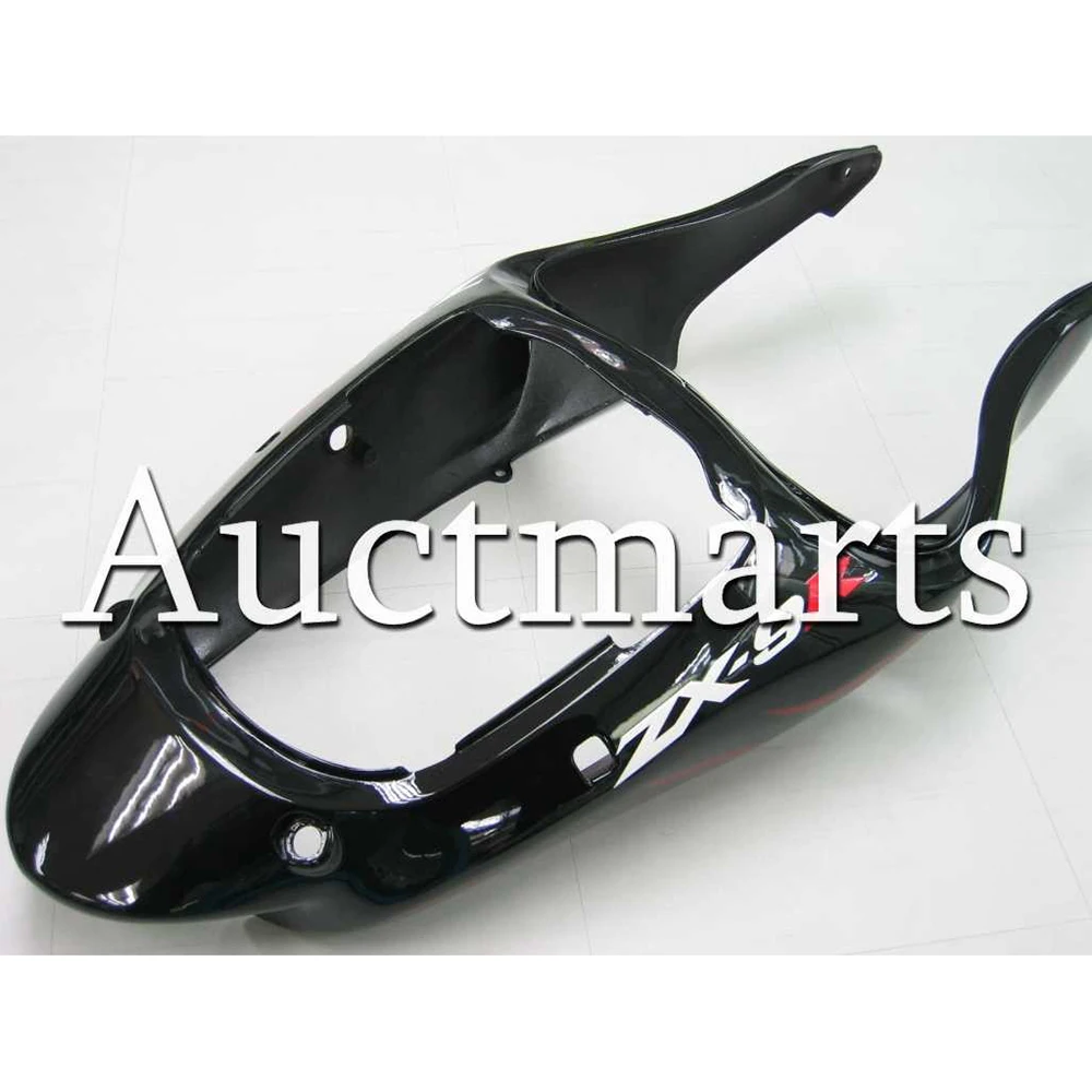Черный Красный Пламя Aftermarket Кузов комплект ZX9R 2000 2001 мотоциклов обтекателя Для