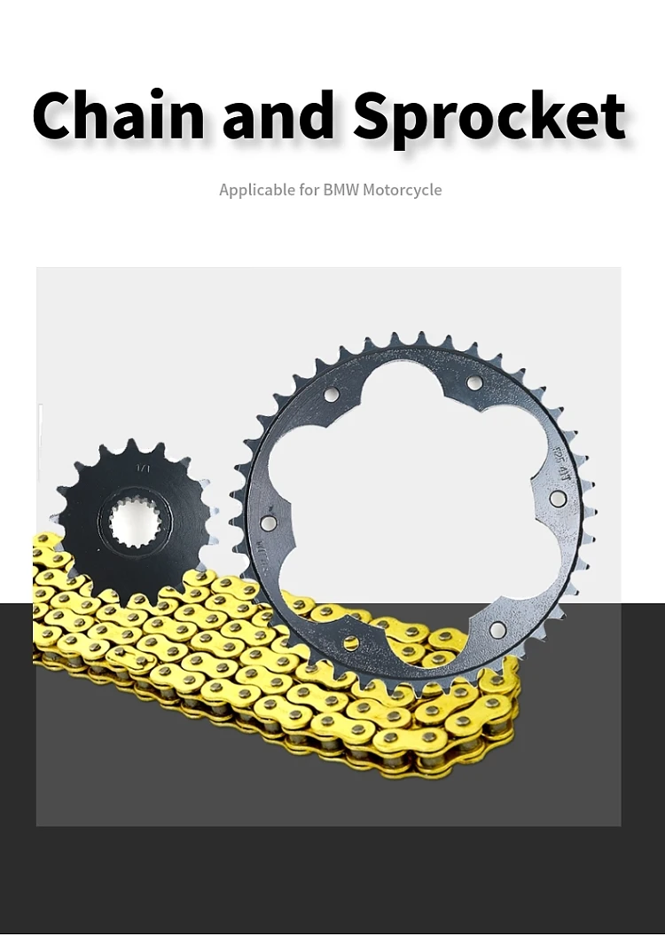 525 17 т 41 Т приводная цепь мотоцикла и Передняя Задняя звездочка комплект для BMW F800 GS Adventure/F800GS тройной черный/F 800 трофей