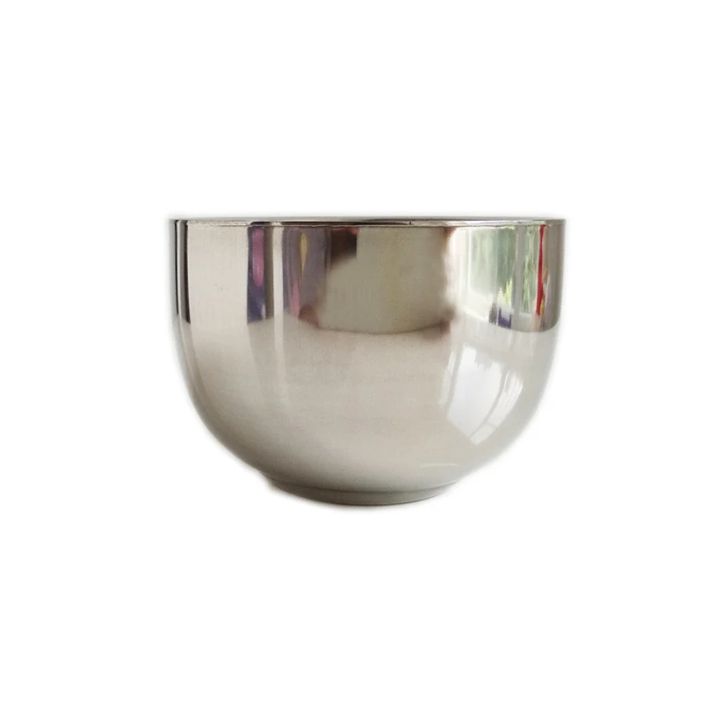 6 or 30 Pieces/Lot Double Layer Stainless Steel Shaving Bowl Mug Cup for Shave Soap
