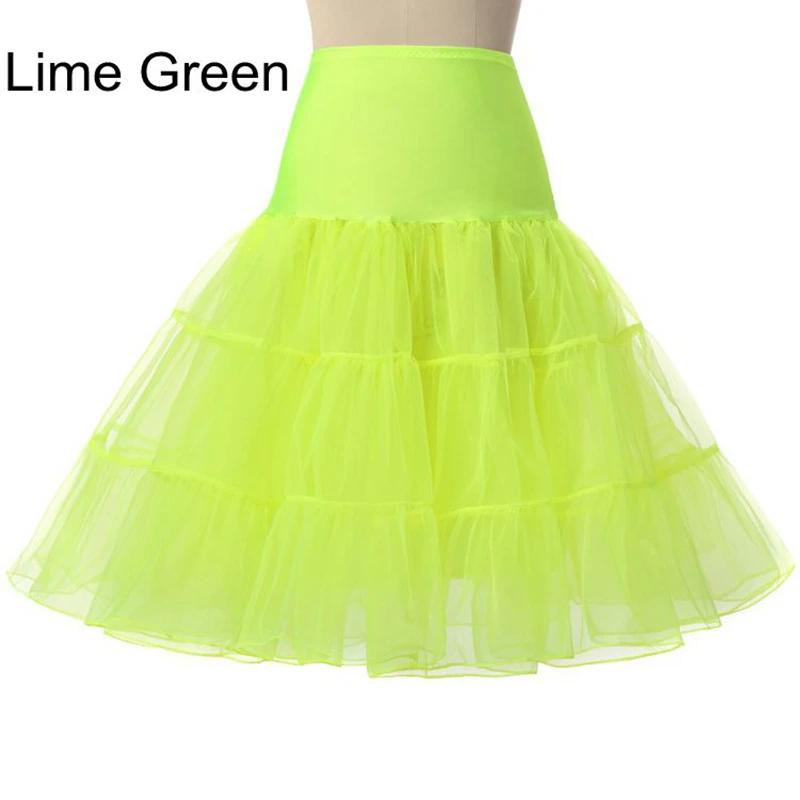 LAMYA Short Vintage Wedding Bridal Petticoat for Wedding Dress Underskirt Rockabilly Tutu Organza Halloween Petticoat Crinoline