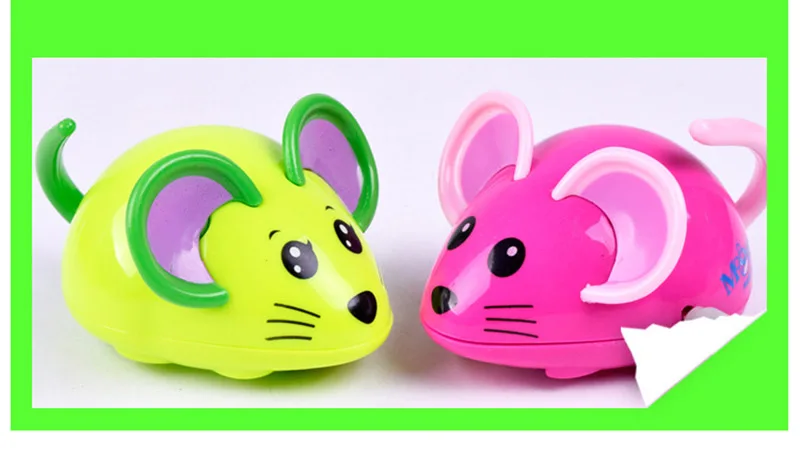 1 шт. милые детские Мультяшные мыши заводные игрушки Детские цепные игрушки животные детские заводные игрушки для детей качели дети