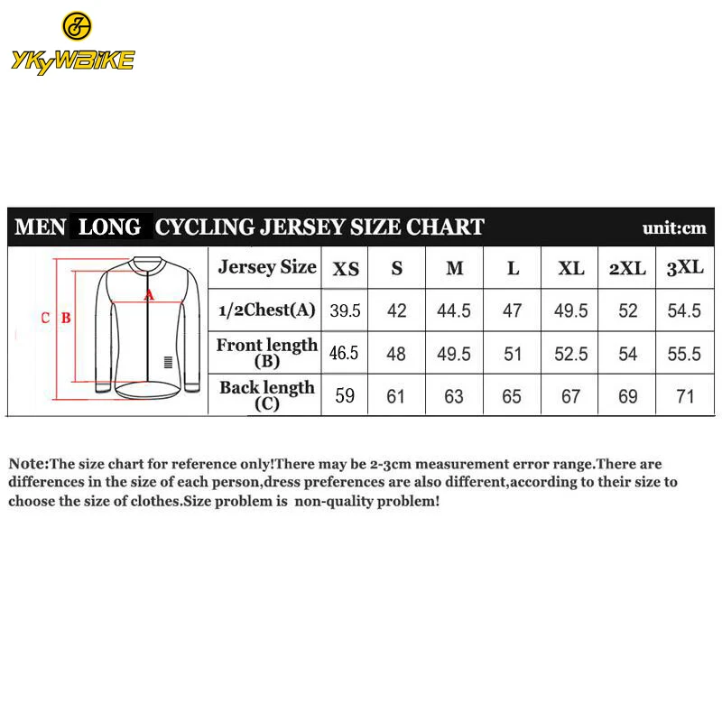 YKYWBIKE длинный рукав Велоспорт Джерси для мужчин MTB велосипедная одежда весна осень дышащая велосипедная одежда Ropa De Ciclismo