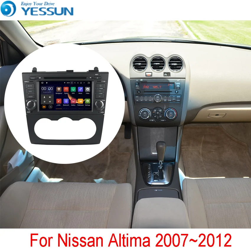 YESSUN Android радио dvd-плеер автомобиля для Nissan Altima 2007~ 2012 стерео радио мультимедиа gps навигация с wifi Bluetooth AM/FM