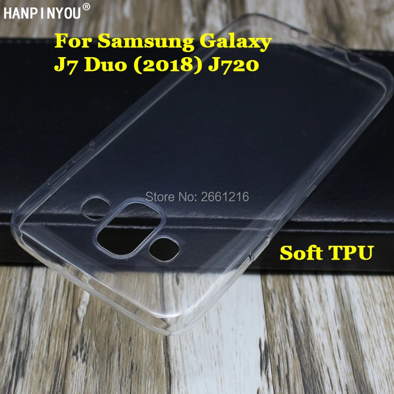 Для Samsung Galaxy J7 Duo (2018) J720F 5 &quotУльтратонкий Мягкий ТПУ защитный силиконовый гелевый