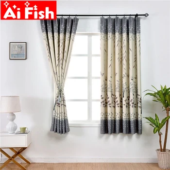 

Rustic Short Curtains Cartoon Butterfly Printed Cloth For Girls Room Decorations Window Screen For Living Room Drapes MY295-30