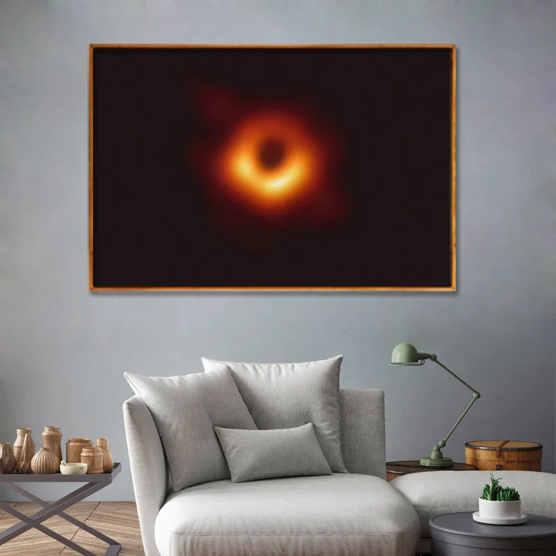 Black Hole Realist Posters and Prints Nordic Canvas Painting Home Decor Wall Art Picture Nordic Bedroom Modern Decor Painting