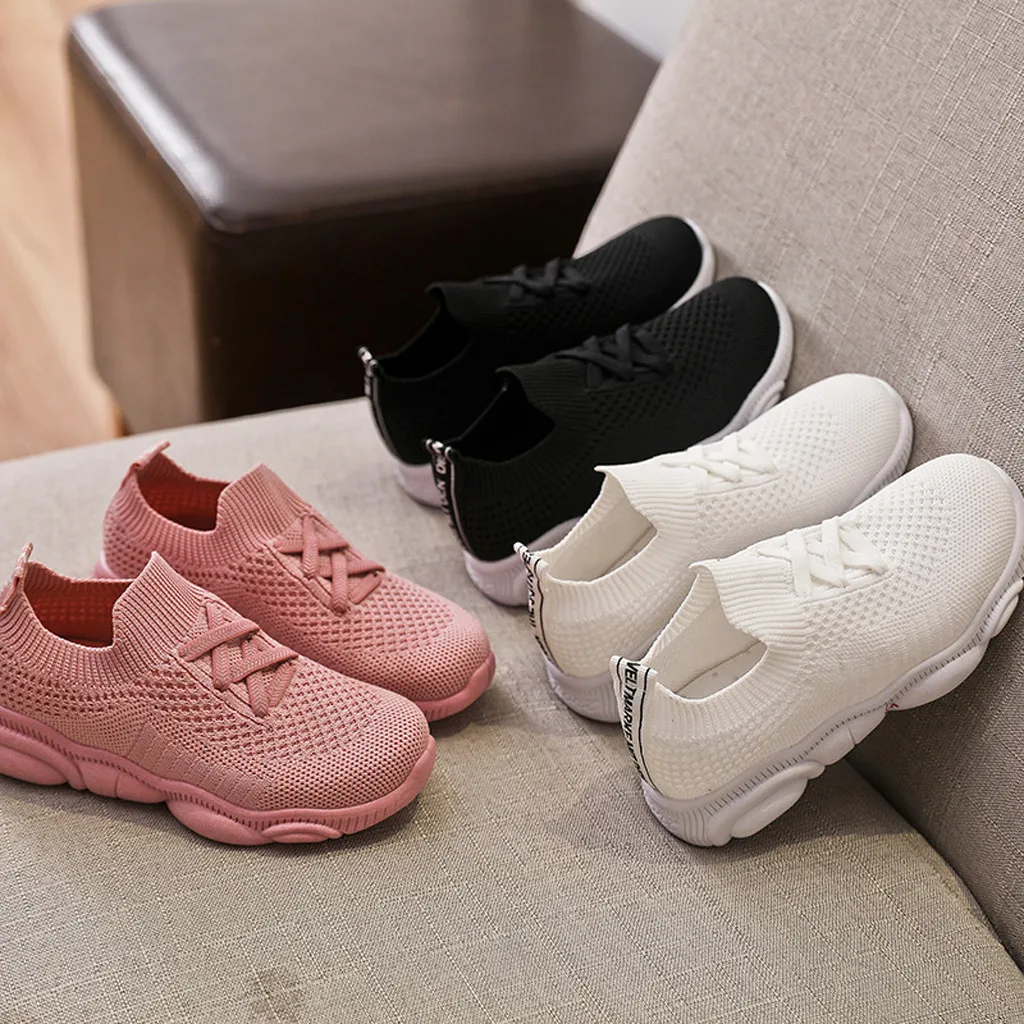 

Baby Kids Sneakers Toddler Soft Bottom Solid Roman Flat Shoes Children Girls Summer Casual Lacing Non-slip Sandals Shoes 2019