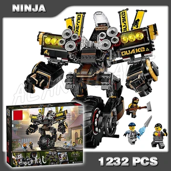 

1232pcs Ninja Movie Quake Mech Samurai Robots Mobile Suit 10800 Model Building Blocks Assemble Toys Bricks Compatible with
