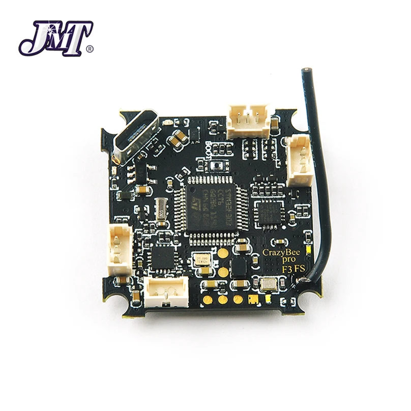 JMT Crazybee F3 Pro Контроллер полета Mobula7 5A 1-2S совместимый, Flysky/Frsky DSM-X приемник для 2S бесщеточный крошечный Bwhoop