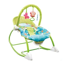Зеленый цвет многофункциональный ребенка кресло-качалка электрический качели для ребенка детская качалка детской колыбели кроватки