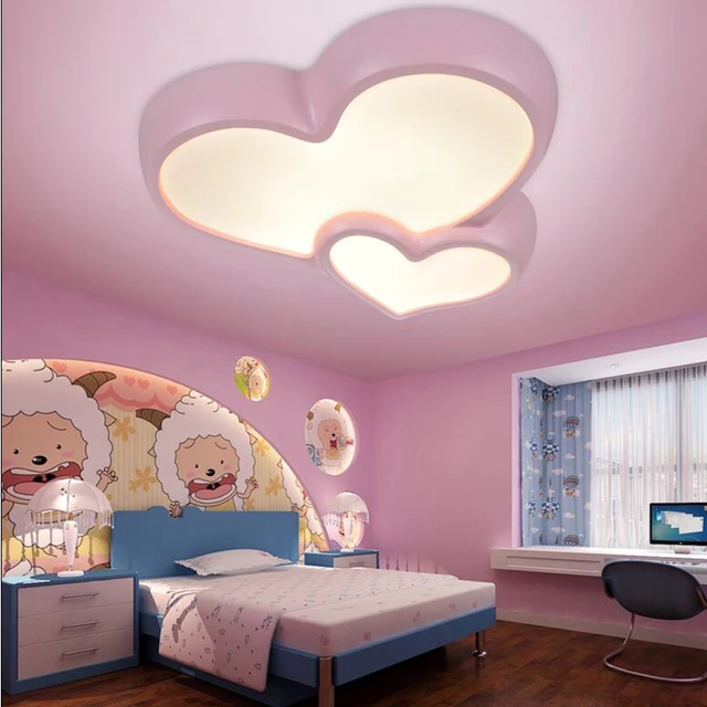 Moden LED Lámparas colgantes romántica lámpara de techo simple claro