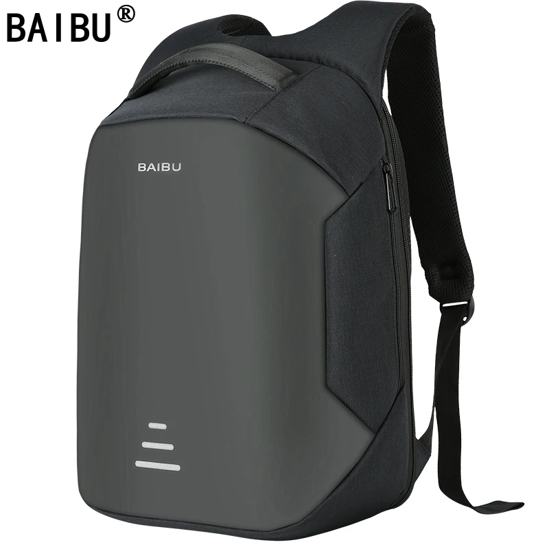 BAIBU NEW Men 15.6 Laptop Backpack Anti Theft Backpack Usb Charging Women School Notebook Bag Oxford Waterproof Travel Backpack
