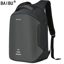 BAIBU NEW Men 15.6 Laptop Backpack Anti Theft Backpack Usb Charging Women School Notebook Bag Oxford Waterproof Travel Backpack