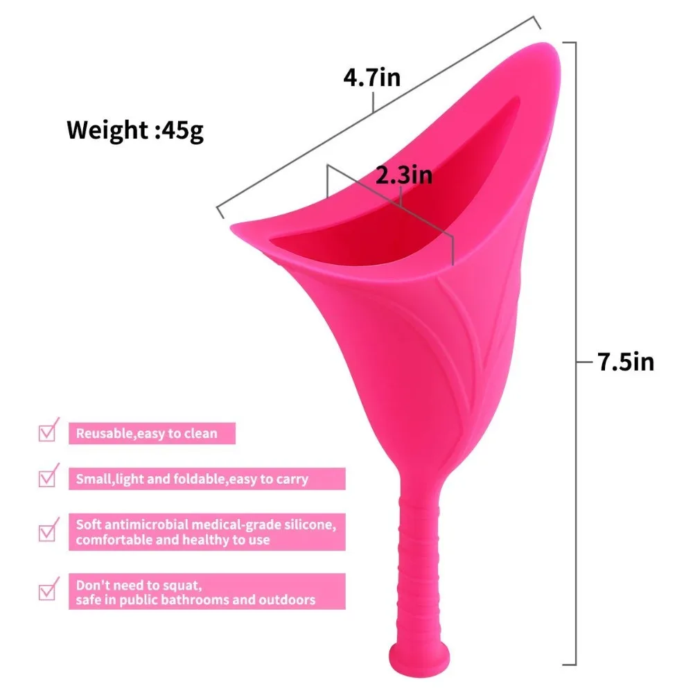 Женский аварийный стенд-Мини Открытый аварийный дорожный портативный медицинский силиконовый маленький Туалет женский стоячий писсуар