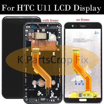 

100% Tested For 5.5" HTC U11 LCD Display Touch Screen Digitizer Assembly Replacement Parts 2560*1440 For HTC U-3w U-1w U-3u LCD