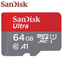 SanDisk MicroSD карты памяти на 16 ГБ 32 ГБ 64 Гб 128 200 256 400G карта памяти C10 U1 A1 флеш-карта памяти Micro SD карта, сard Reader бесплатно адаптер