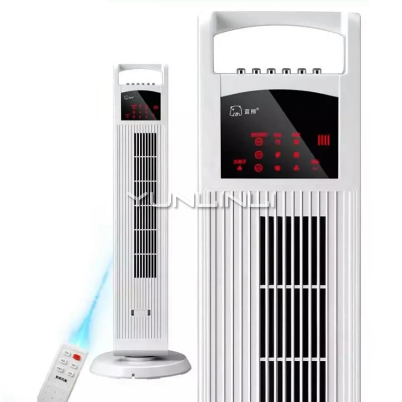 

Electric Tower Fan Remote Control Timing Househeld Negative Ion Fan Silent Air Cooler For Foom Dormitory Bladeless Fan YM-D1W