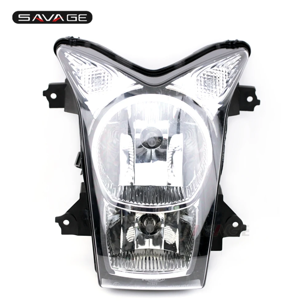 Передняя фара для Kawasaki ER-6N ER6N 2009 2010 2011 Аксессуары для мотоциклов E9 новый свет в сборе с лампой налобный фонарь