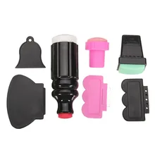 7 шт./партия лак для стемпинга для ногтей Stamper чехол с узорами штамп скребковый нож набор маникюрных шаблонов инструменты Maquiagem-27