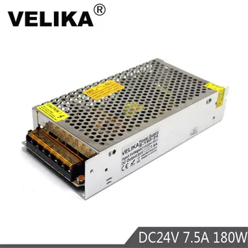 

DC Power Supplies 24V 7.5A 180W LED Driver Power Supply Switching Lighting Transformers 110V 220V AC-DC SMPS For 3D Printer CNC