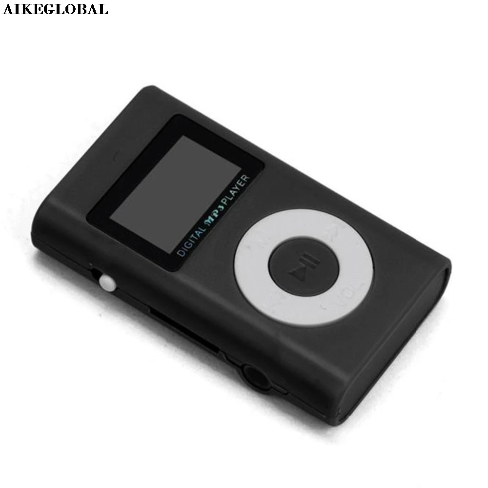 AIKEGLOBAL Hifi USB мини MP3 плеер ЖК-экран Поддержка 32 ГБ Micro SD TF карта красный автомобиль музыка Flac Мода Sprot для мужчин и женщин маленький