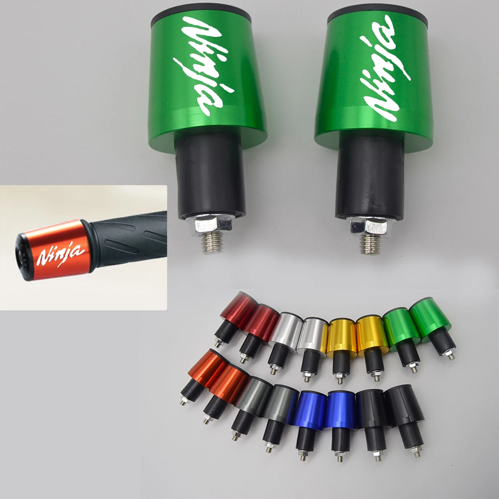 

CNC 22MM Handlebar Grips Handle Bar Cap End Plugs for KAWASAKI Ninja ZX6R ZX7R ZX9R ZX10R ZX12R ZX14R Z1000 Z750 ZZR600 ZRX1100