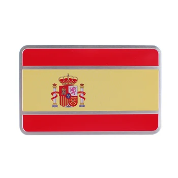 

Spain Flag Metal Emblem Decal Sticker Badge Car Styling For Mitsubishi Suzuki Subaru Daihatsu Peugeot Renault Citroen Volvo Saab